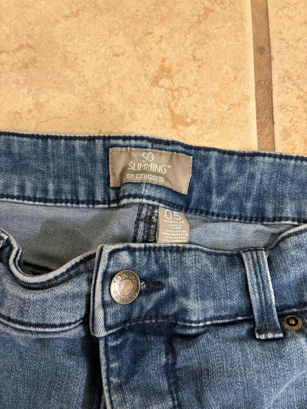 Chico's Mid rise Jeans - Picture 2 of 4